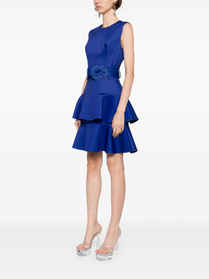 Saiid Kobeisy Midi Ruffled Dress