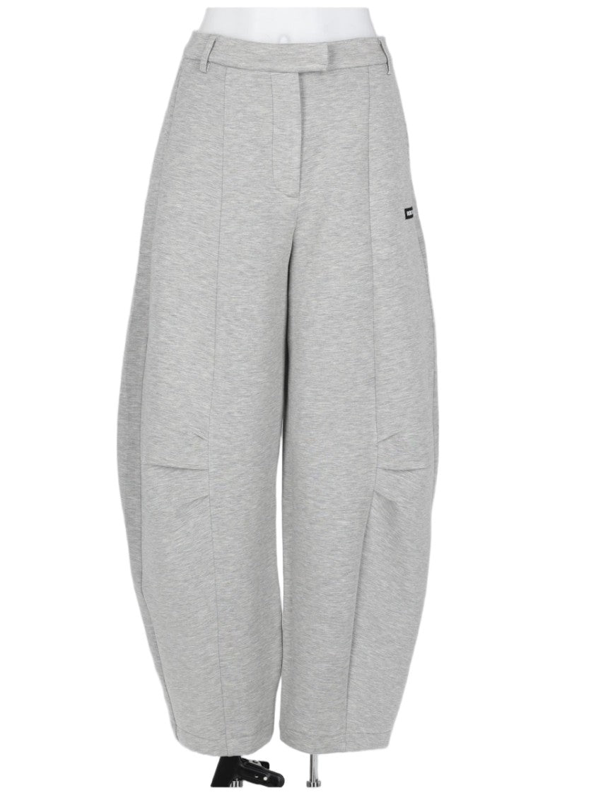 Rotate Wide-Leg Cargo Pants In Soft Scuba Fabric
