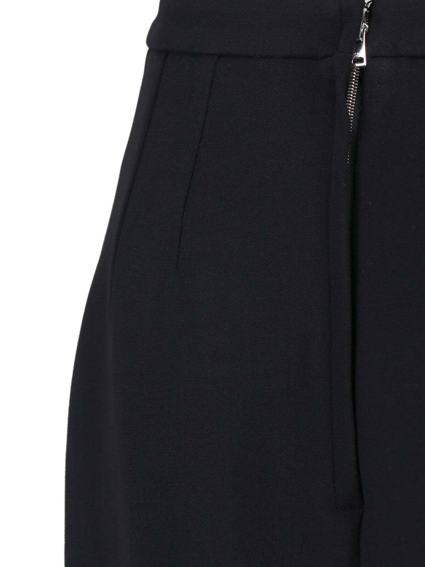 Dolce & Gabbana Straight Front-Slit Fitted Midi Skirt