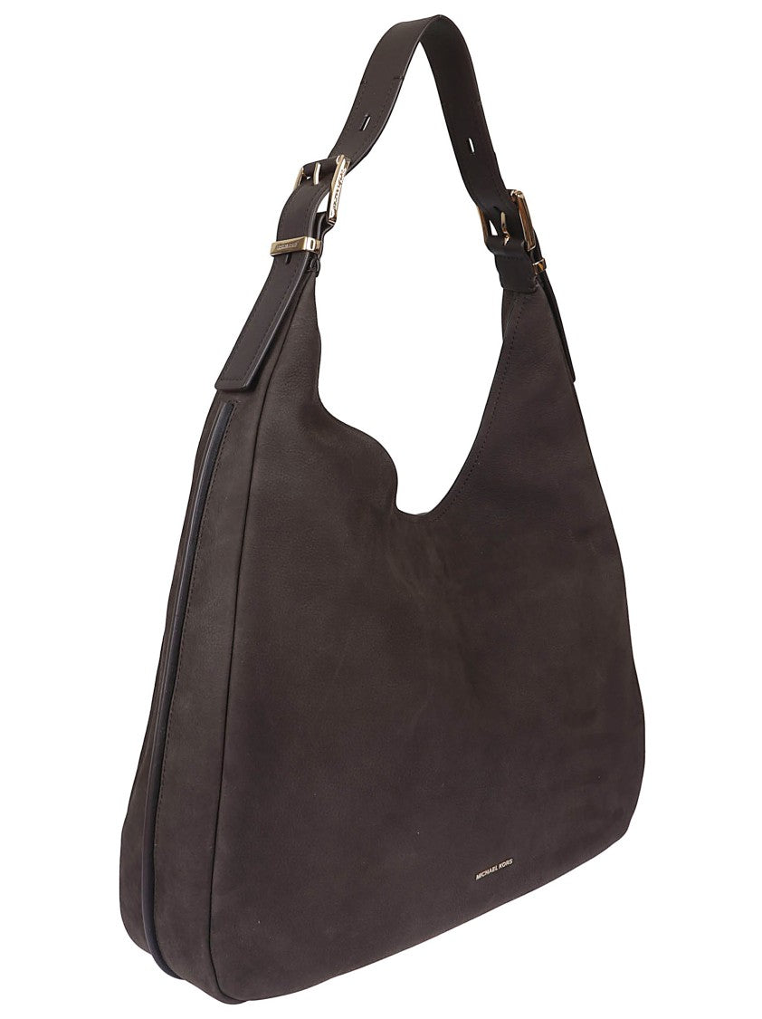 Michael Kors Nolita Chocolate Suede Tote Bag