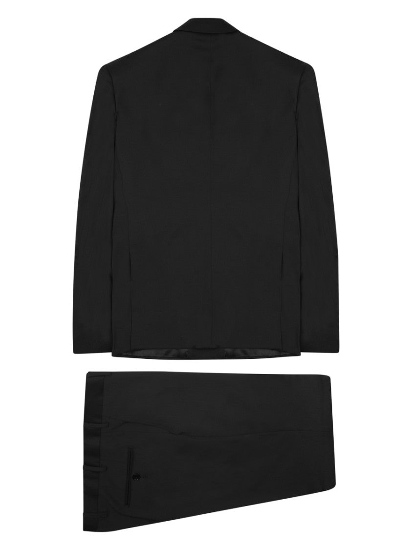 Colamarino Black Single-Breasted Tailored Tuxedo Suit
