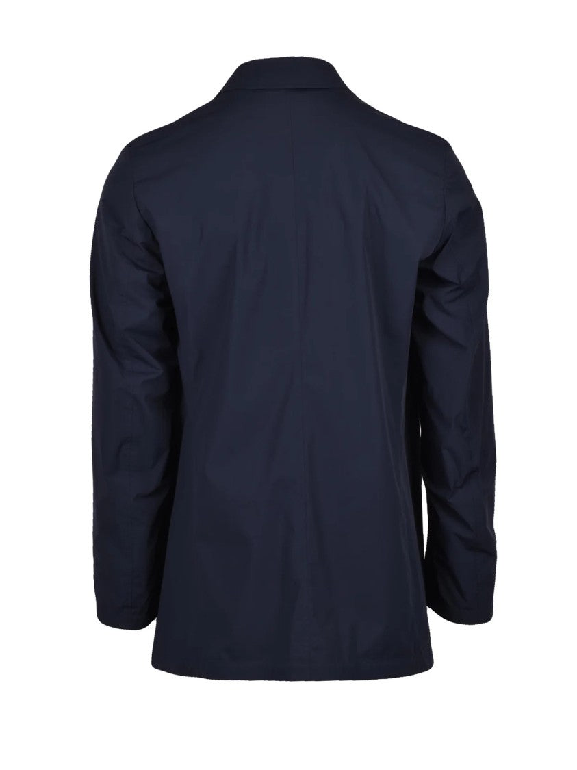 Gimo S Nylon Spandex Short Trench Coat
