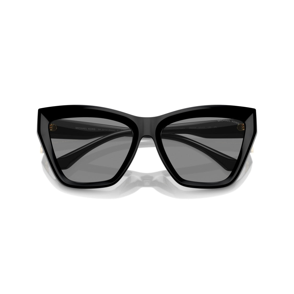 Michael Kors 0Mk2211u Bold Cat-Eye Sunglasses With Glossy Black Frames