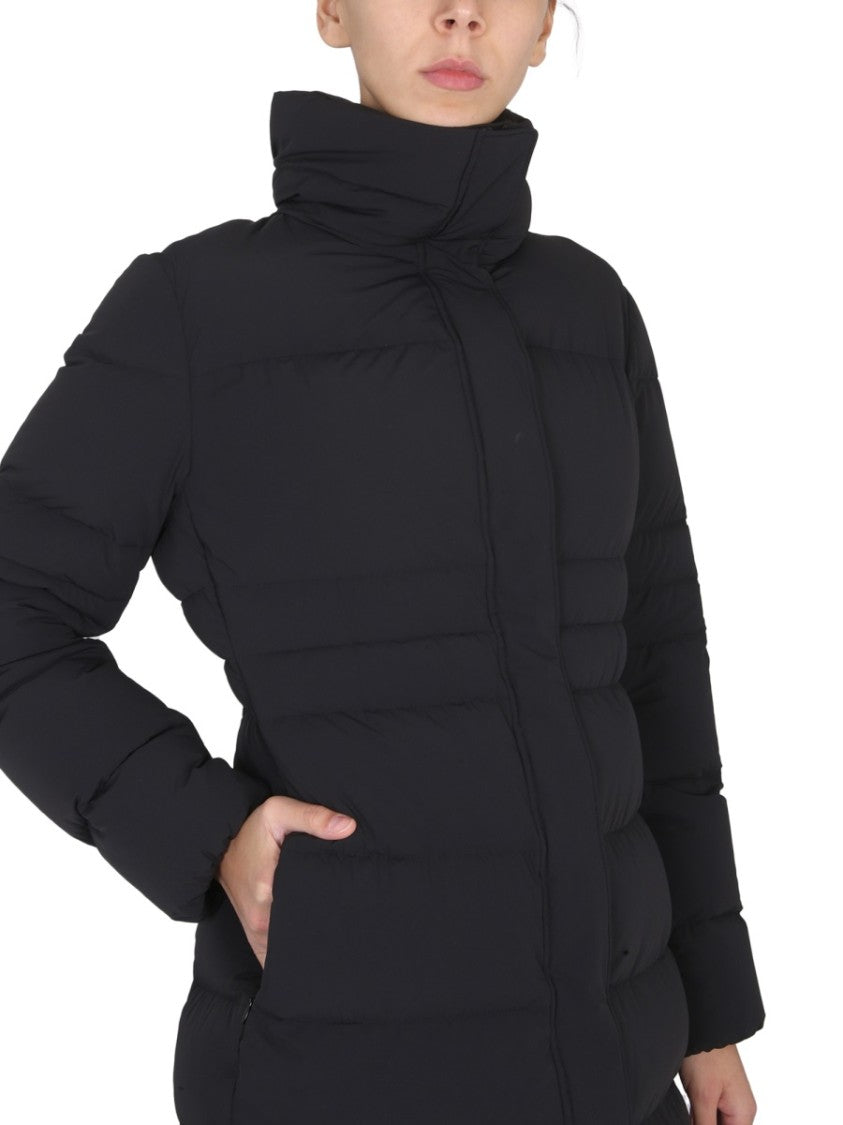 Aspesi High-Collar Padded Coat With Concealed Closure
