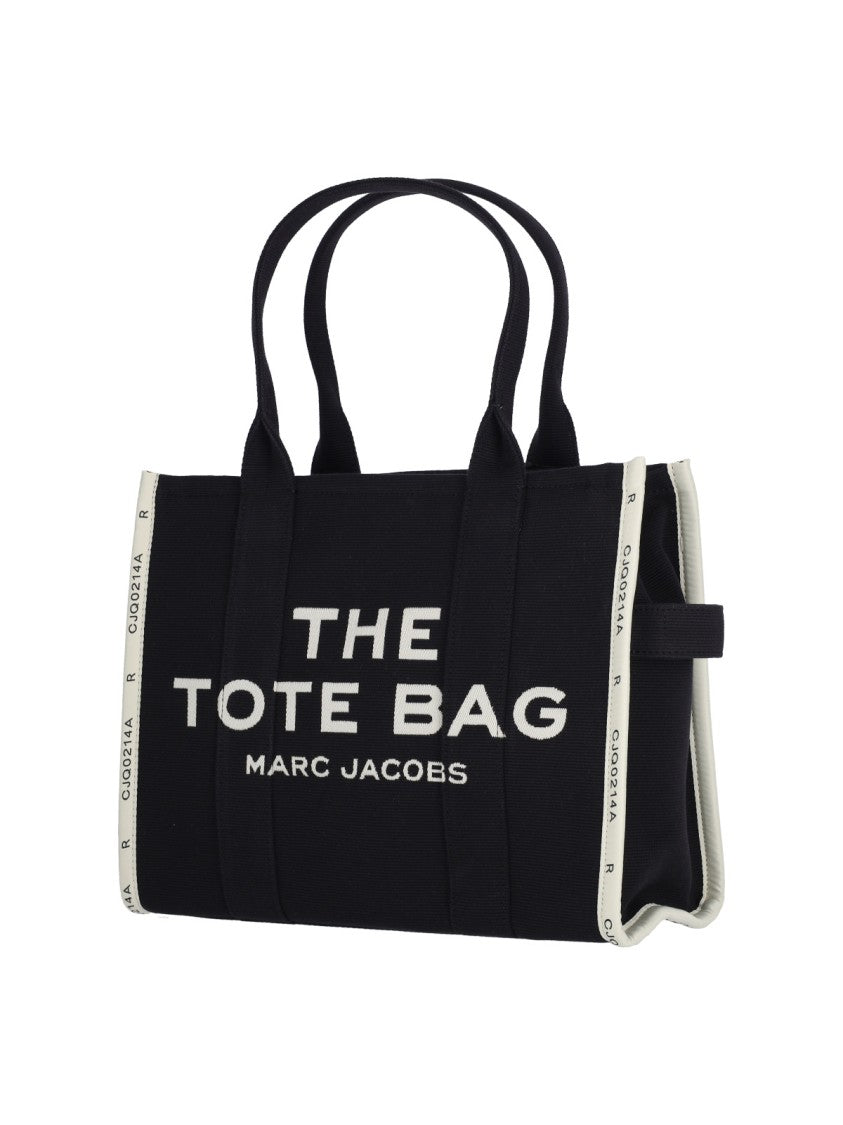Marc Jacobs Large Tote Bag "The Jacquard Tote" – Black