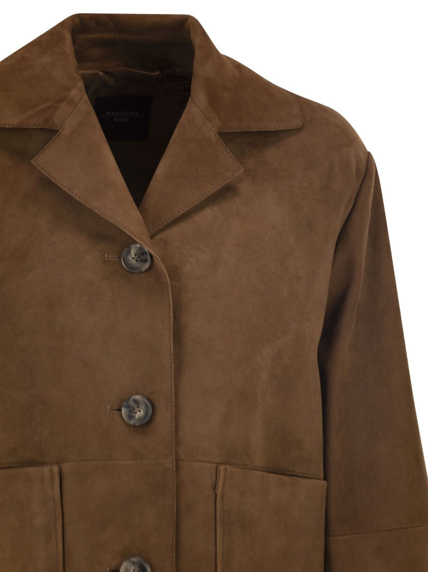 Max Mara Wkdpalchi - Suede Crop Jacket