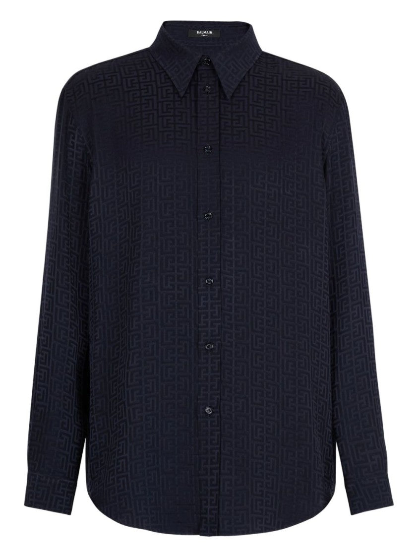 Balmain Silk And Nylon Lightweight Classic Shirt