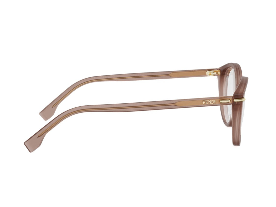 Fendi Translucent Brown Fe50154i Cat-Eye Eyeglasses