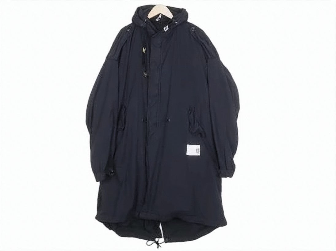 Maison Mihara Yasuhiro Hooded Long Jacket With Oversized Silhouette