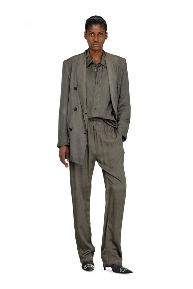 Diesel Multicolor Cotton-Blend Straight-Leg Pants
