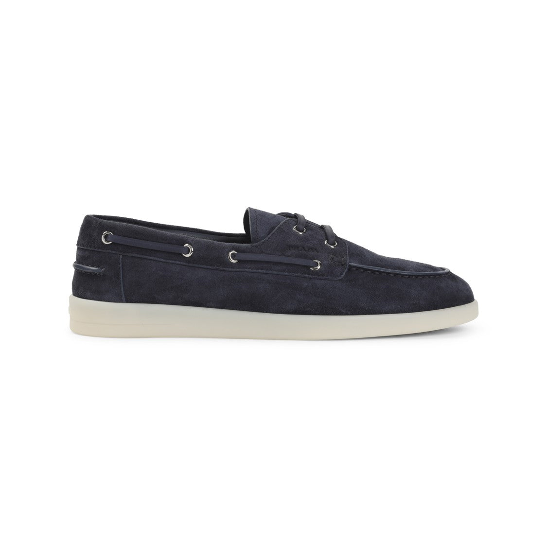 Prada Blue Suede Laced Shoes