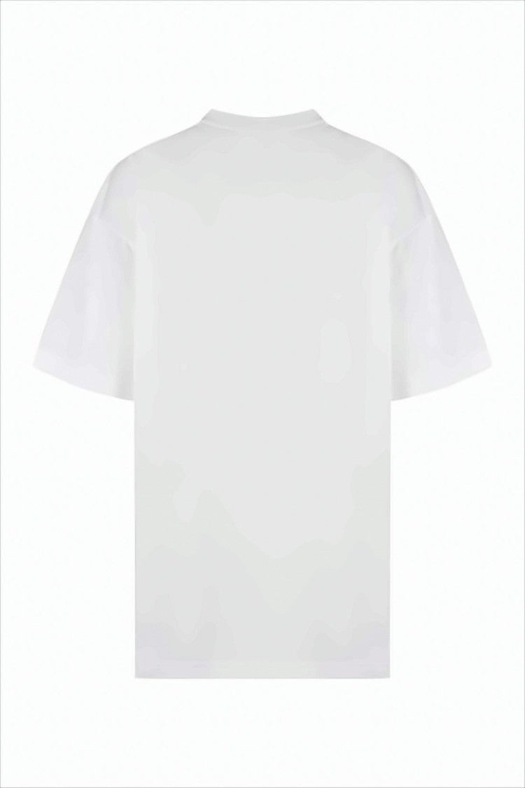 Gucci Short-Sleeved Cotton T-Shirt With Graphic Logo