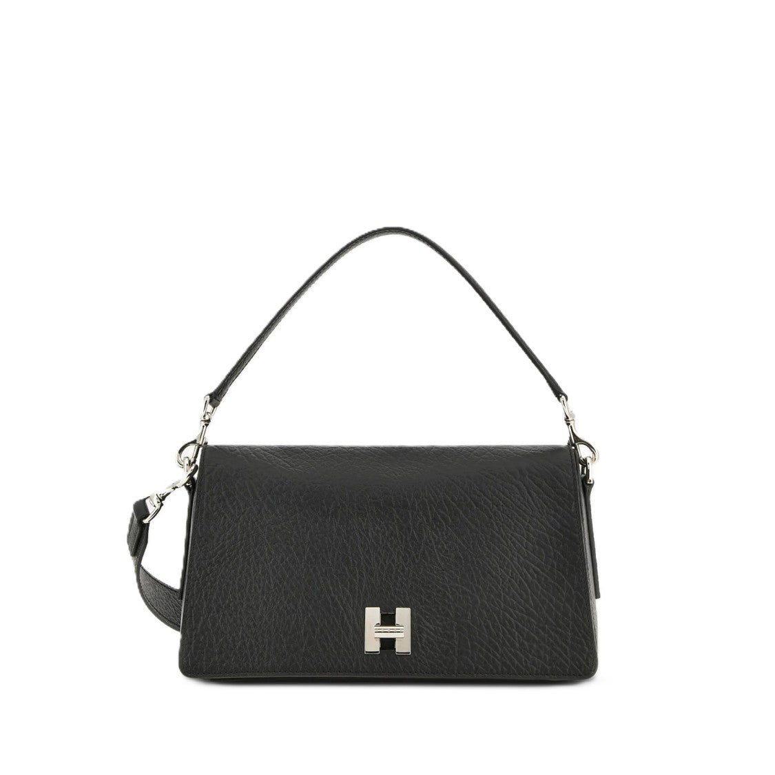 Hogan Textured Rectangular Structured Handbag