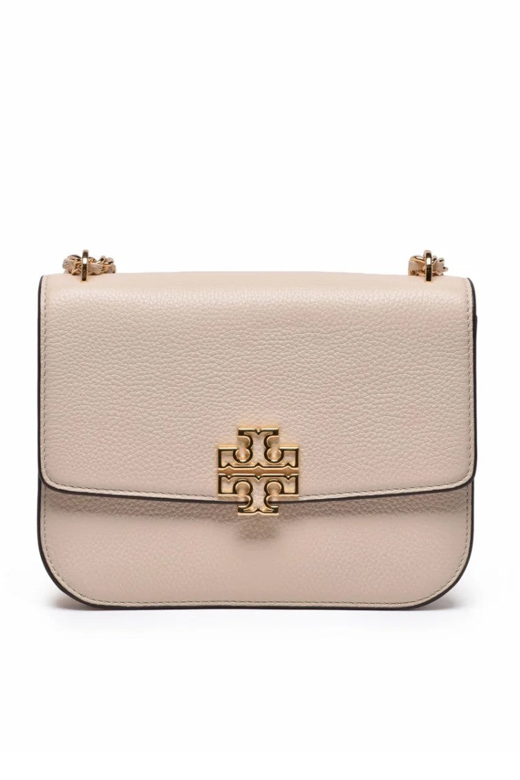 Tory Burch Britten Adjustable Small Shoulder Bag - Cream