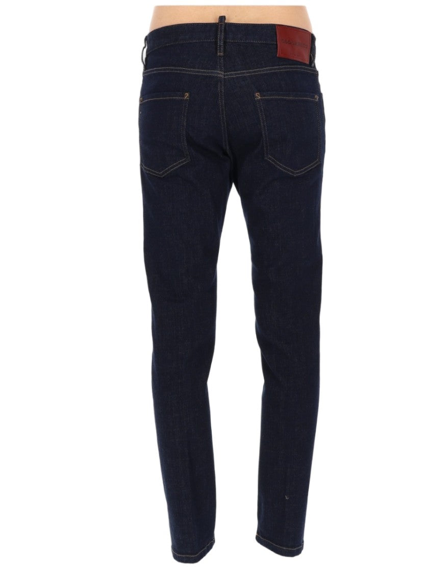 Dsquared2 Teddy Dark Indigo Slim-Fit Denim Jeans