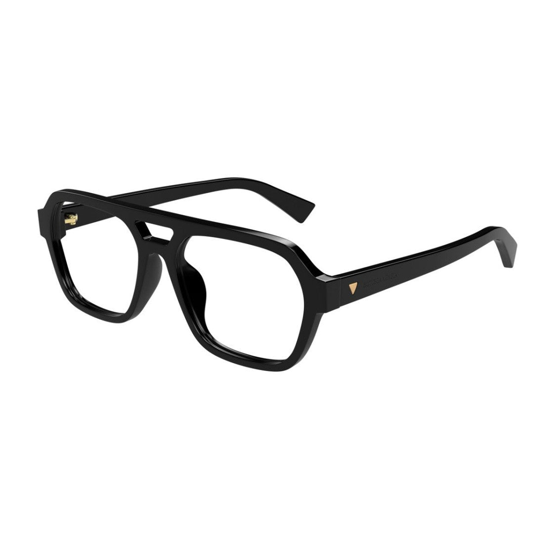 Bottega Veneta Black New Classic Bv1336oa Recycled Acetate Aviator Sunglasses