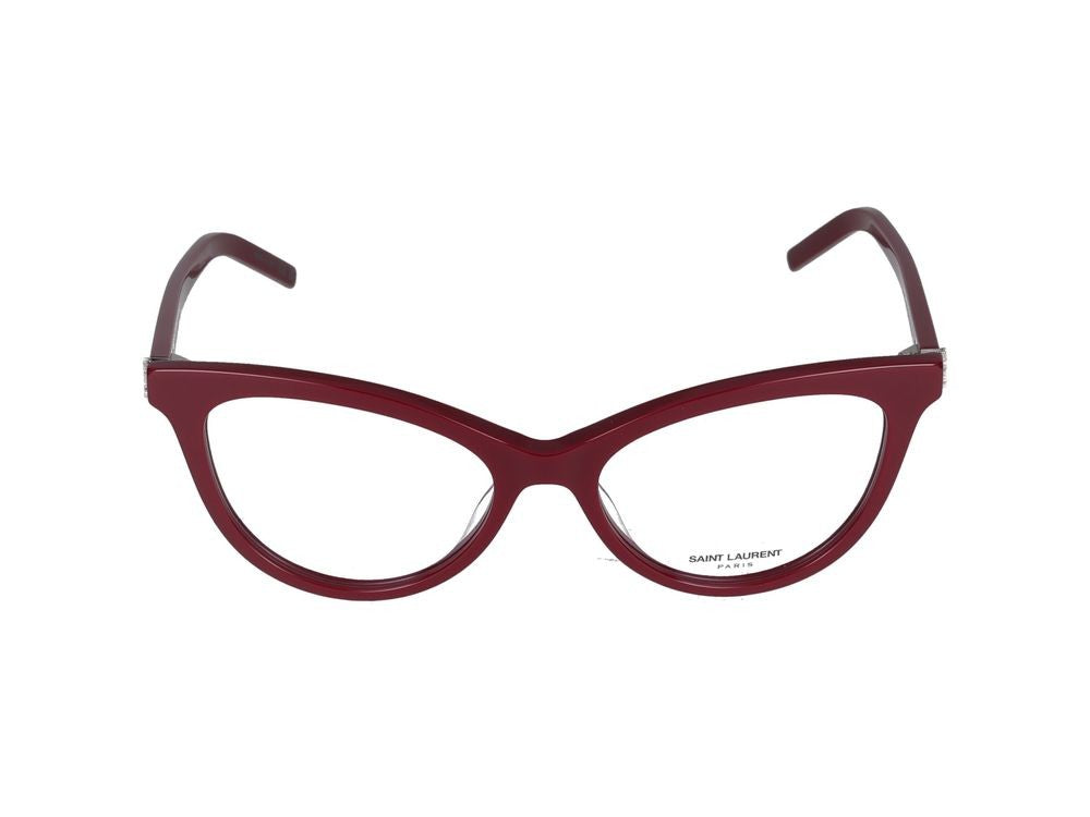Saint Laurent Eyeglasses Sl M164 011 Burgundy Burgundy Tra 53/17/145