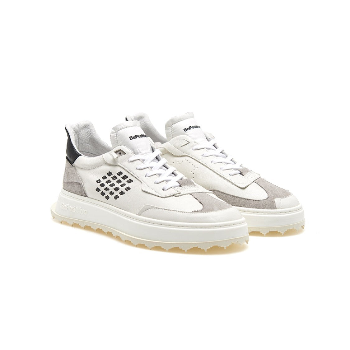 Bepositive Cuprace Wing - Leather + Suede Sneakers