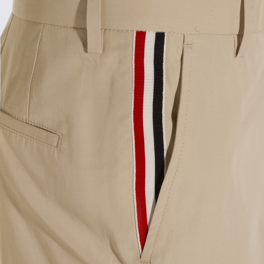 Thom Browne Beige Cotton Pants