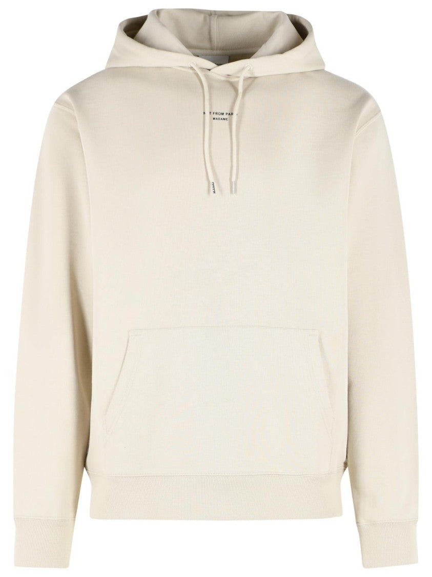Drôle De Monsieur Dark Ivory Cotton Hoodie