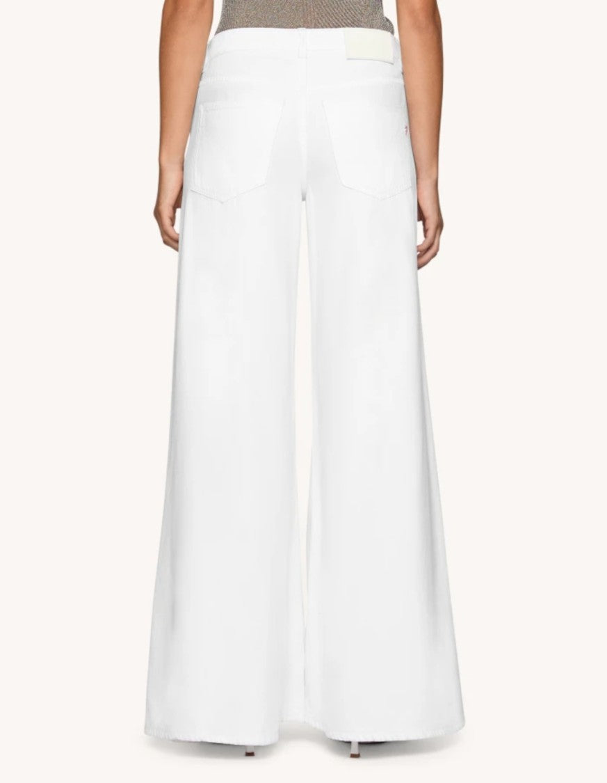 Dondup Wide Leg Jeans With Classic Five-Pocket