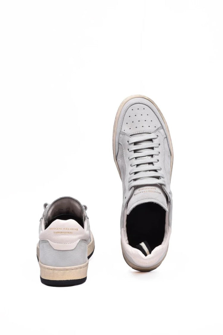 Officine Creative Leather Sneakers - Light Grey