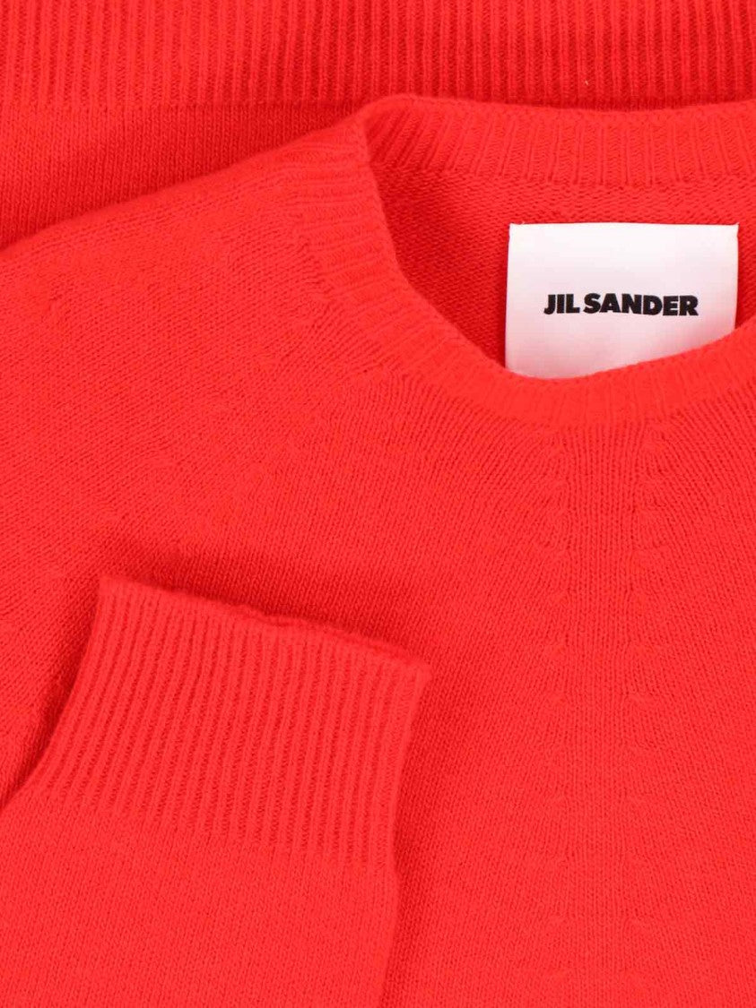 Jil Sander Wool & Cashmere Sweater – Red