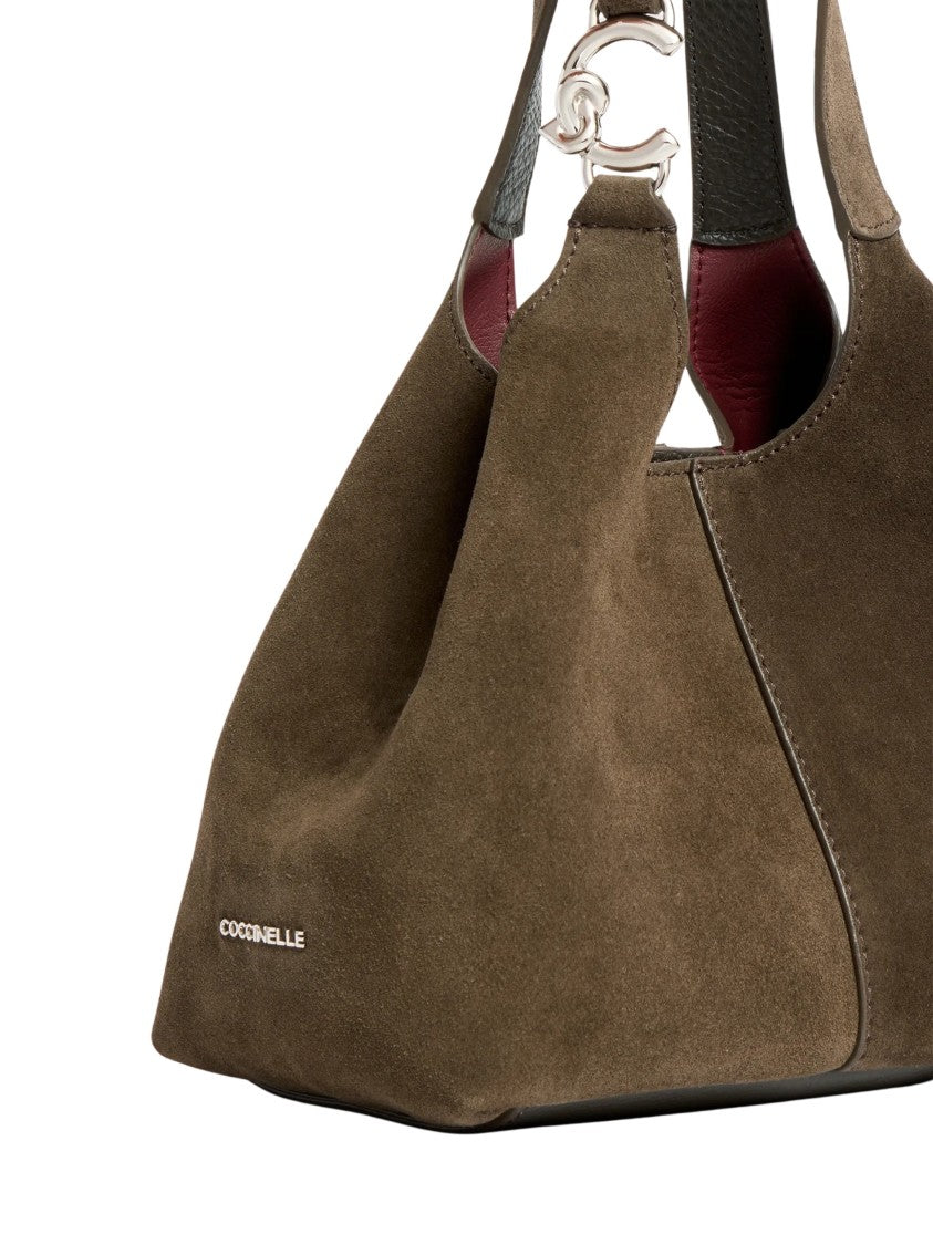 Coccinelle C-Easy Suede Brown Suede Handag