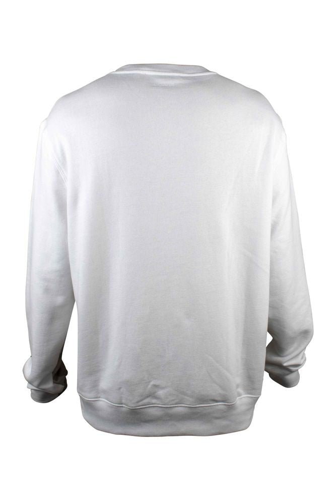 Lanvin Beige Cotton Sweatshirt With Military Print