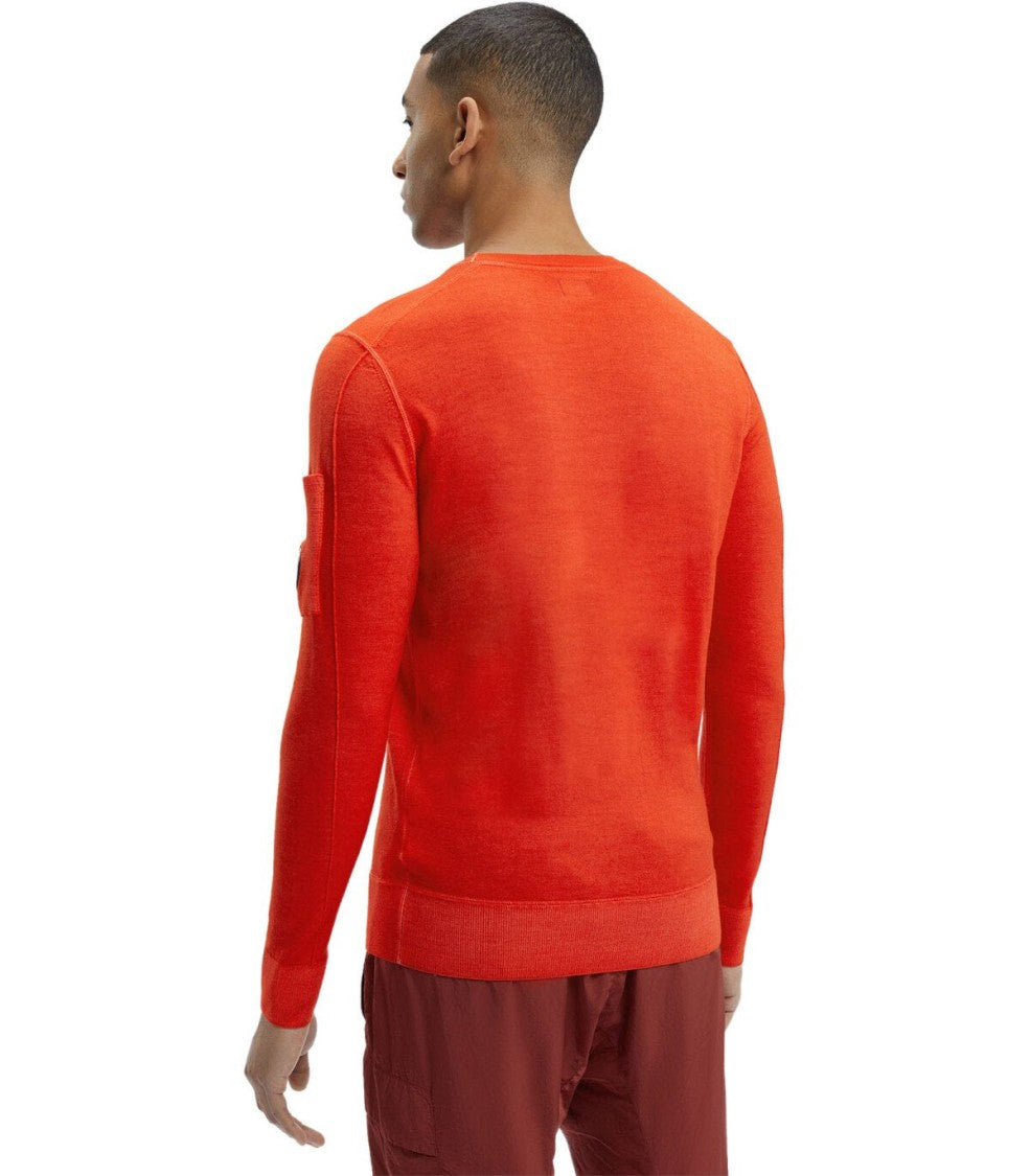 C.P. Company Orange Crewneck Sweater