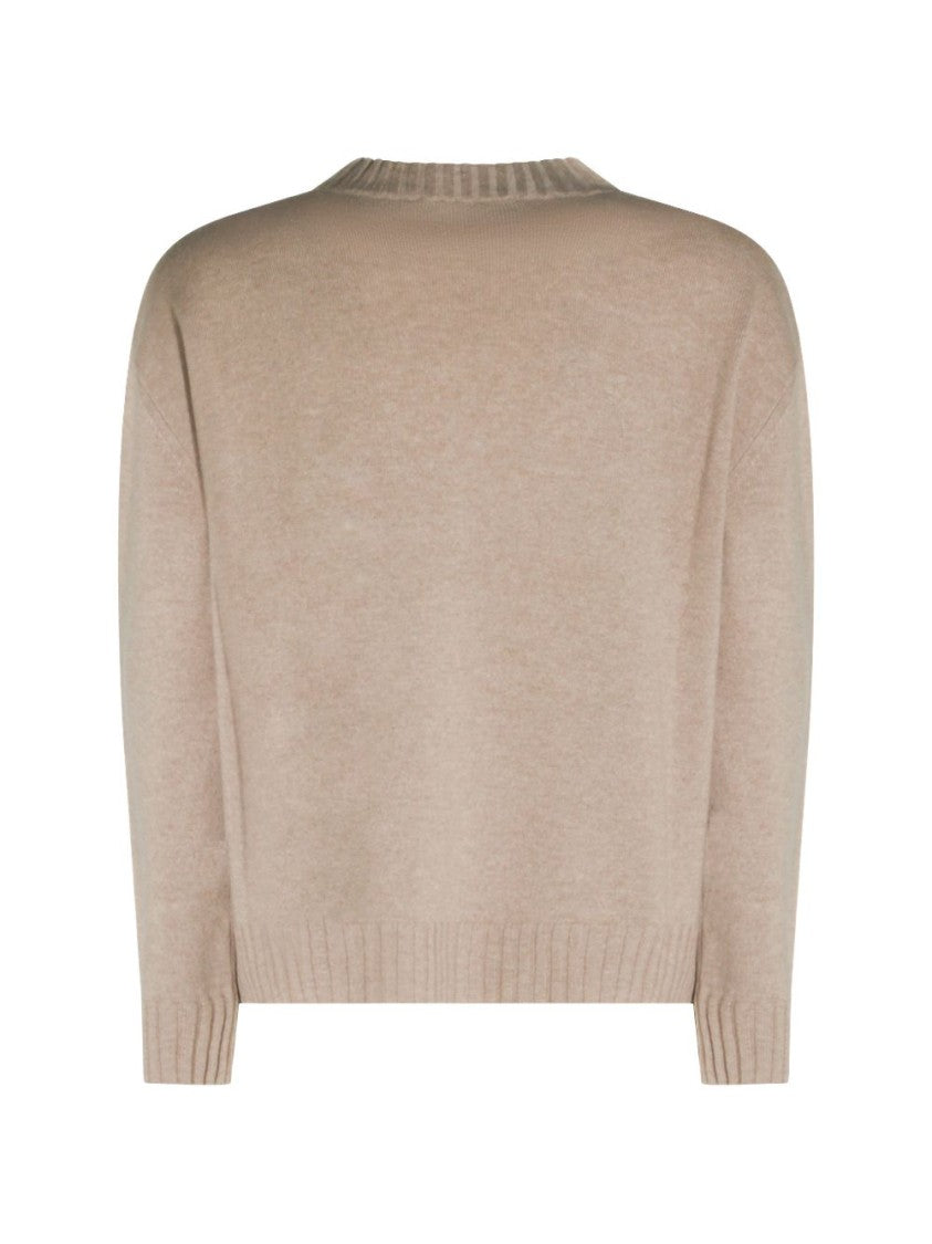 Fabiana Filippi Fine-Knit Ribbed Detailing Sweater