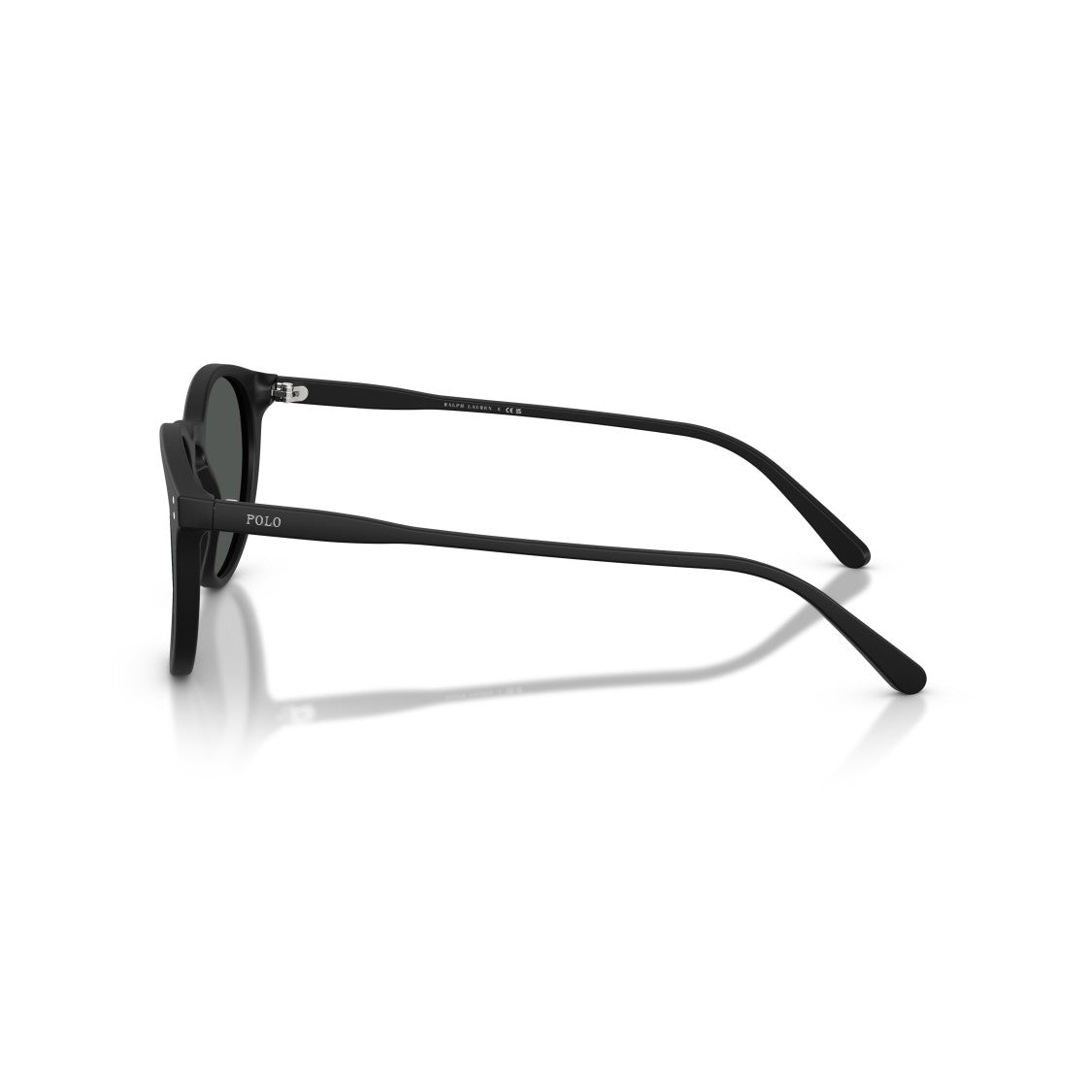Polo Ralph Lauren 0Ph4110 Classic Round Frame Polished Black Sunglasses