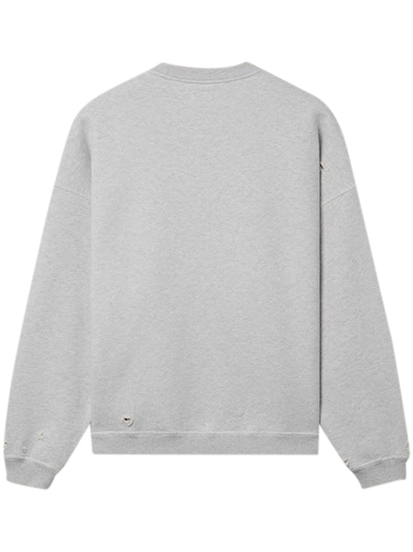 Golden Goose Relaxed Fit Distressed Sweatshirt With Bold 'Star' Lettering