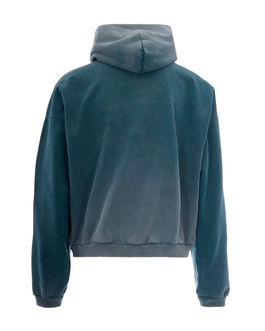 Represent Oversized Cotton Hoodie With Distressed Graphic Elements