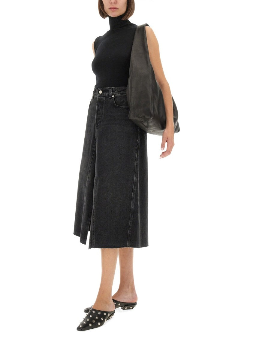 Sportmax Vertigo High-Neck Virgin Wool Tank Top