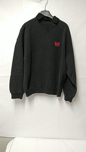 Balenciaga Black Polo Neck Sweater With Embroidered Logo