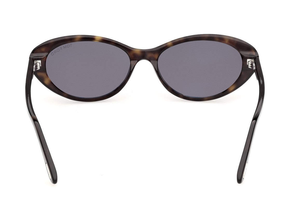 Tom Ford Ft1413 Oversized Tortoiseshell Metallic Sunglasses