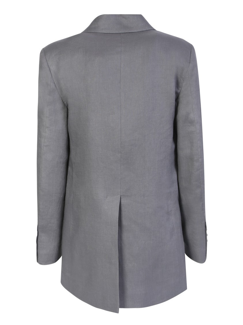 Blanca Vita Grey Single-Breasted Jacket