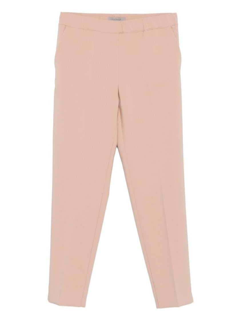 Dexterior Straight-Leg Trousers In Natural Beige