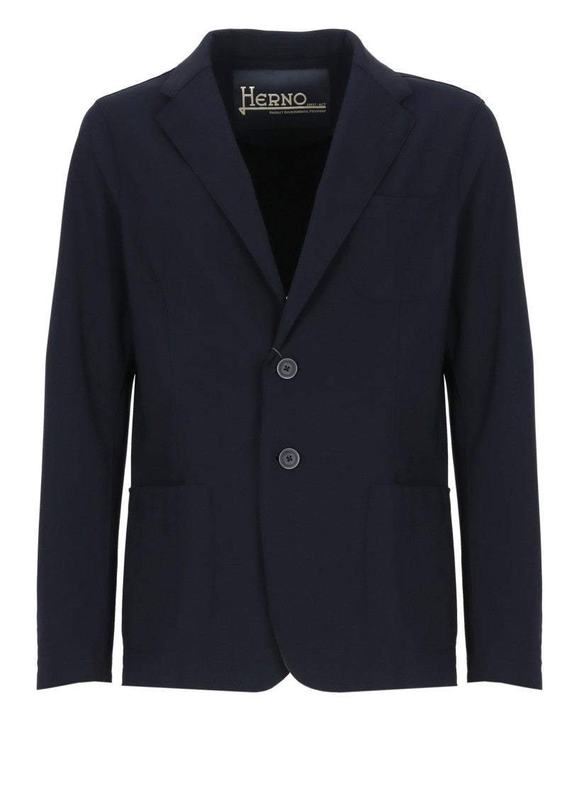 Herno Blue Scuba Jacket