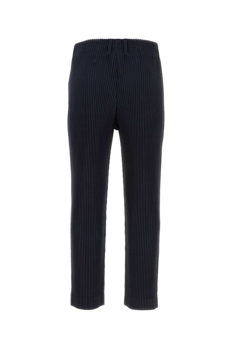 Homme Plissé Issey Miyake Midnight Blue Polyester Pant