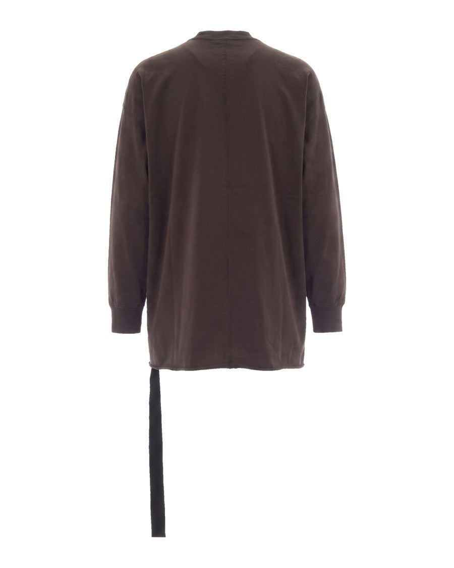 Drkshdw By Rick Owens Dark Dust Oversized Cotton Sweatshirt
