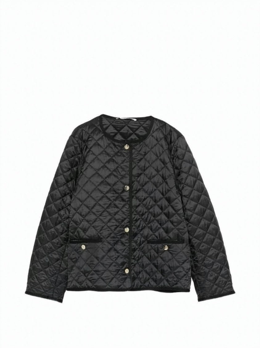 Max Mara Cropped Casual Jacket With Classic Collar