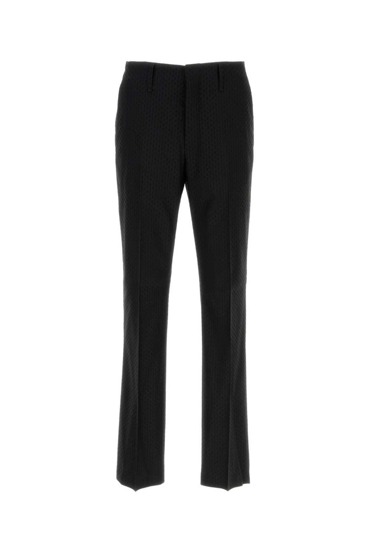 Fendi Black Wool Blend Pant