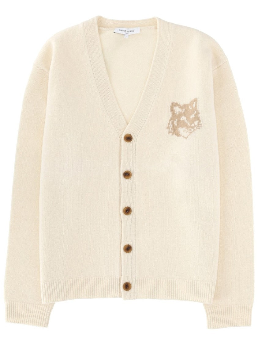 Maison Kitsuné Maison Kitsuné Merino Extrafine Wool Cardigan