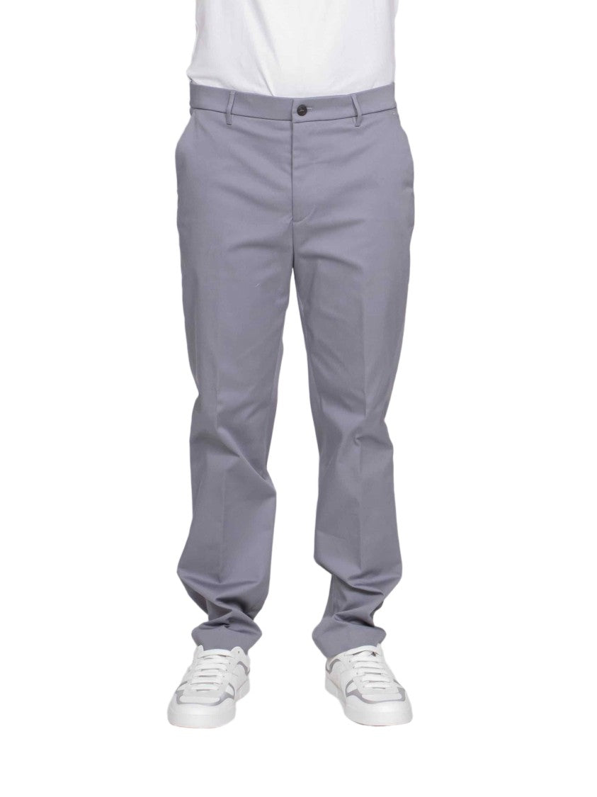 Peserico Mid-Rise Straight-Leg Trousers With Button Closure And Welt Pockets