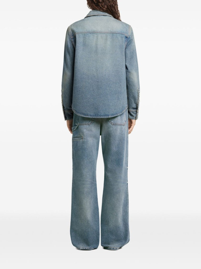 Courrèges Silk And Nylon Blend Classic Shirt