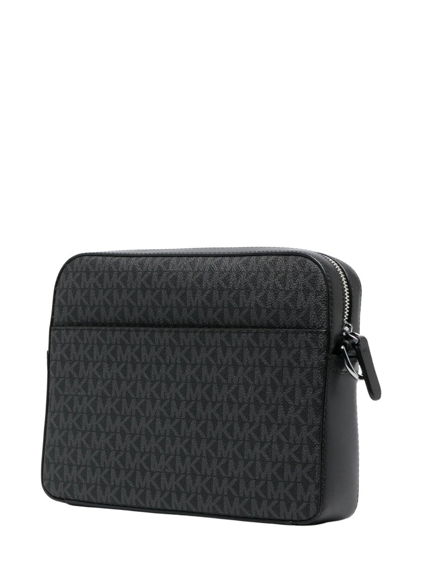 Michael Kors Dual Monogram Leather Crossbody Bag