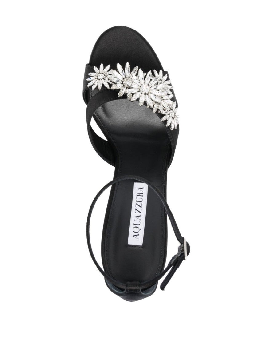 Aquazzura Crystal-Embellished High Stiletto Sandals