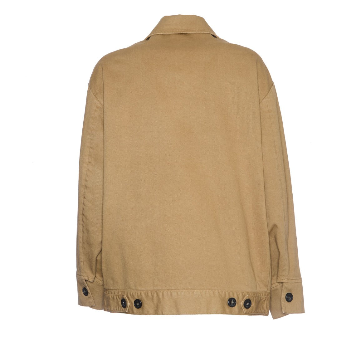 N°21 Cotton Blend Relaxed-Fit Jacket With Classic Collar